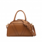 Preview: Handle bag as crossbody bag made of nappa leather Caramel